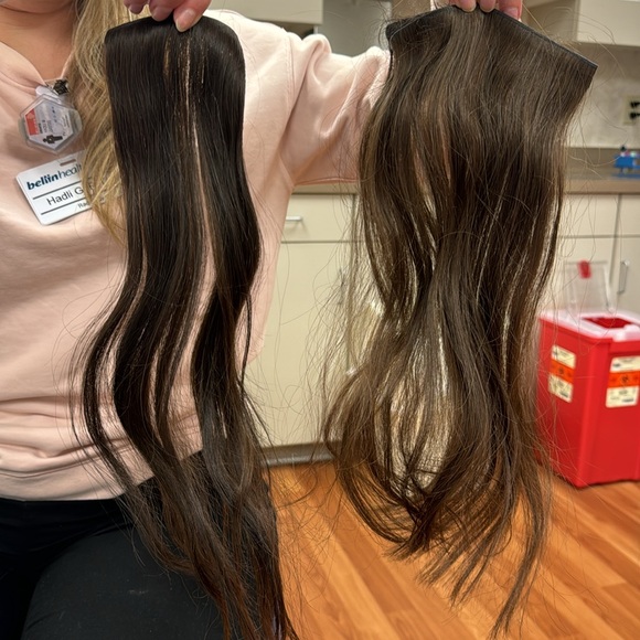 Almost new tape in real human hair extensions - Picture 3 of 3